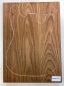 Preview: Body Swamp Ash, 3-pcs., Choco thermo-treated, Unique Piece #156